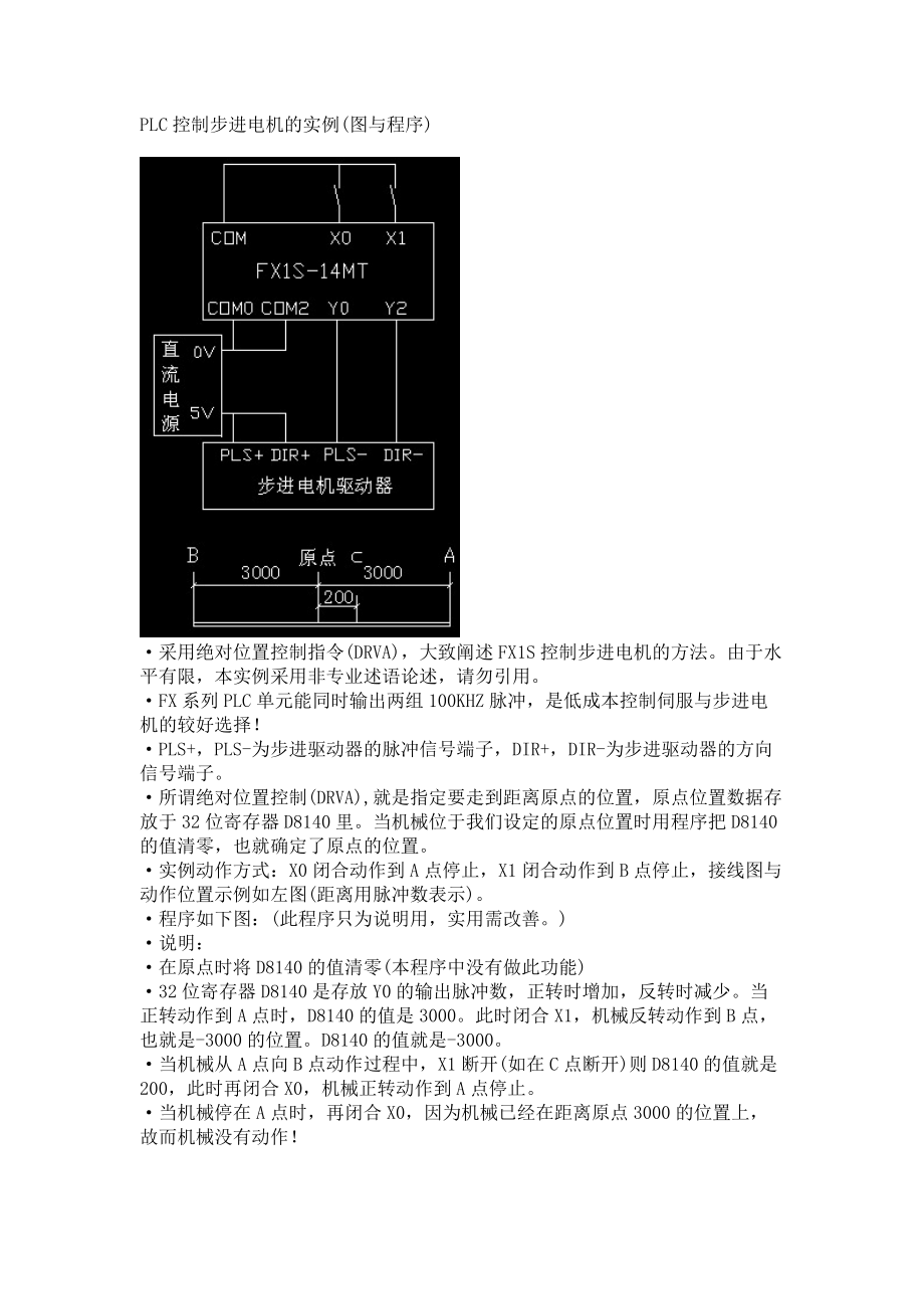 PLC控制系统自学者的案例分析_plc控制例题